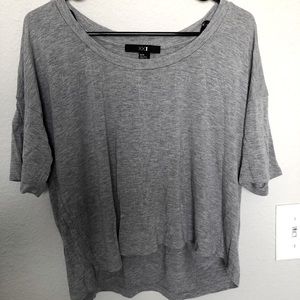 Grey Crop Top